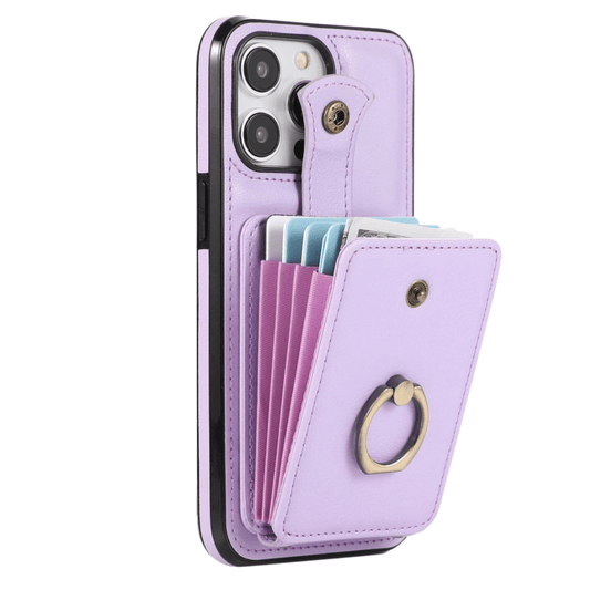 Sanus RFID Blocking Leather Wallet iPhone Case - Astra Cases