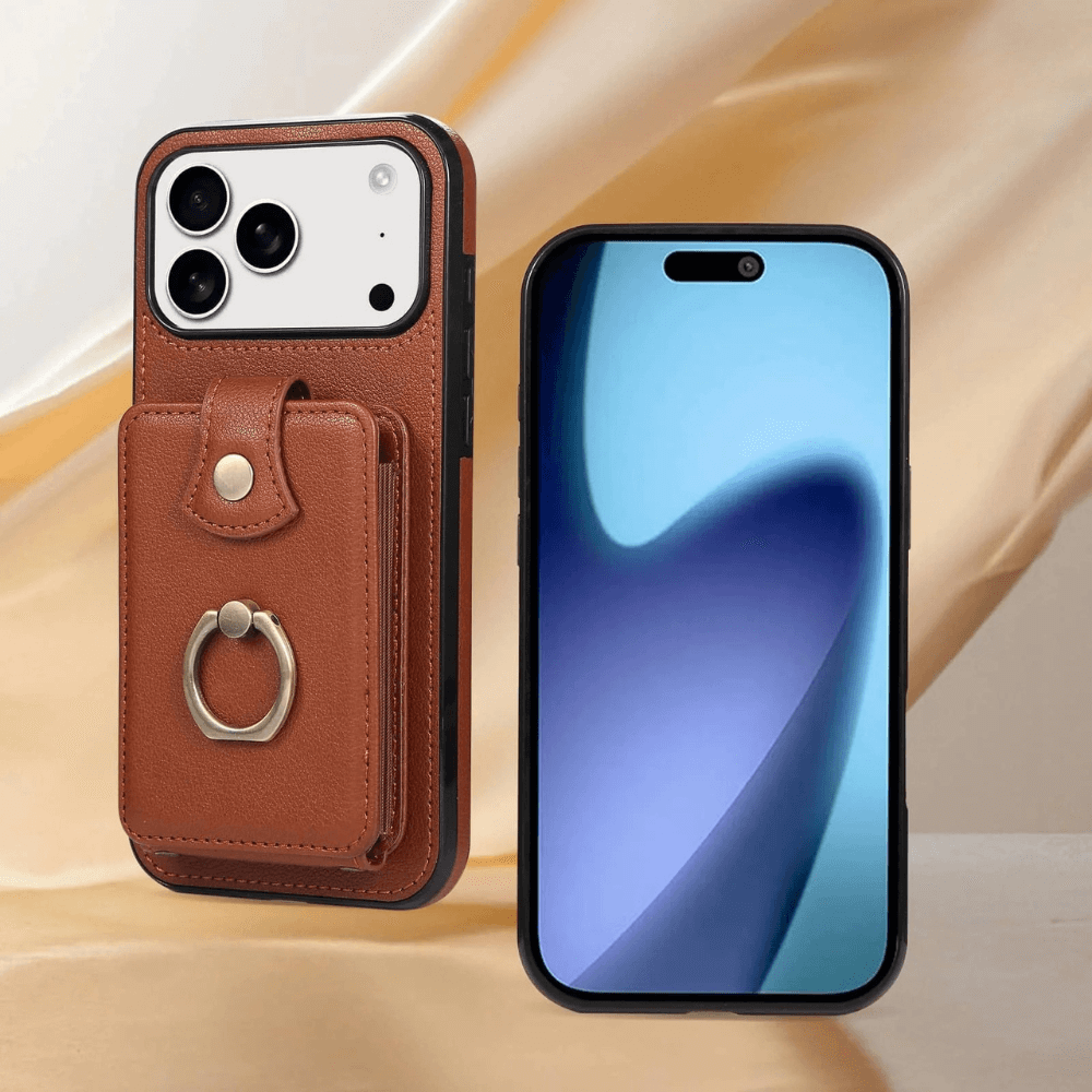 Sanus RFID Blocking Leather Wallet iPhone Case - Astra Cases