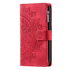 Egenus Magnetic Leather Wallet Case With Straps For Galaxy A Series