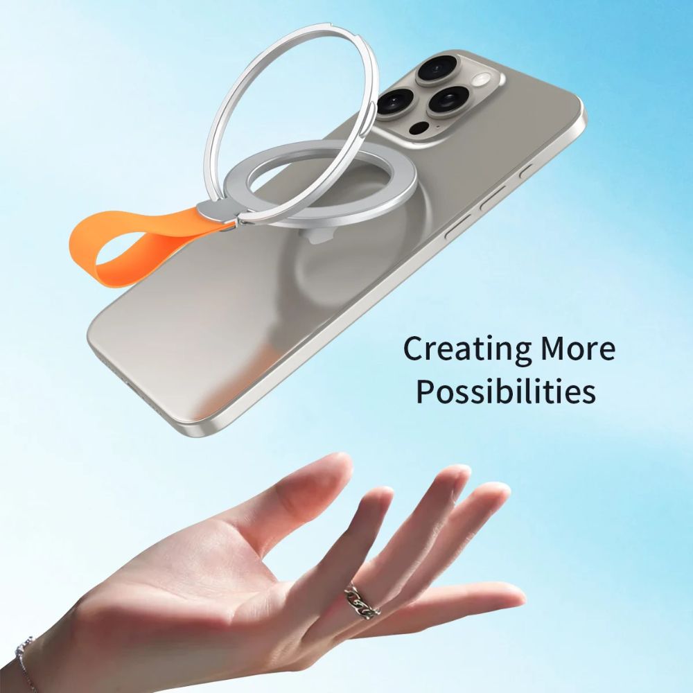 Fodio Magnetic Phone Grip & Kickstand With Silicone Strap - Astra Cases
