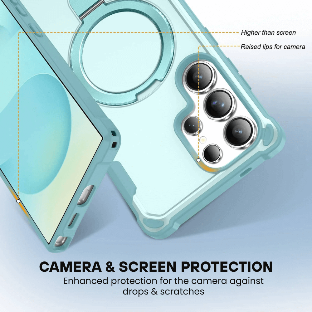 Tego Slim Shockproof MagSafe Galaxy Case With Ring Holder - Astra Cases
