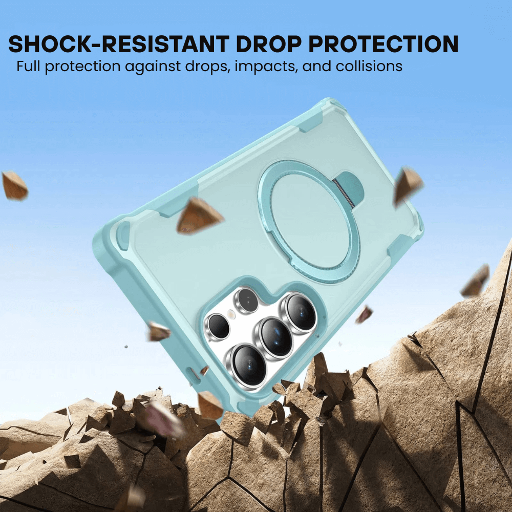 Tego Slim Shockproof MagSafe Galaxy Case With Ring Holder - Astra Cases