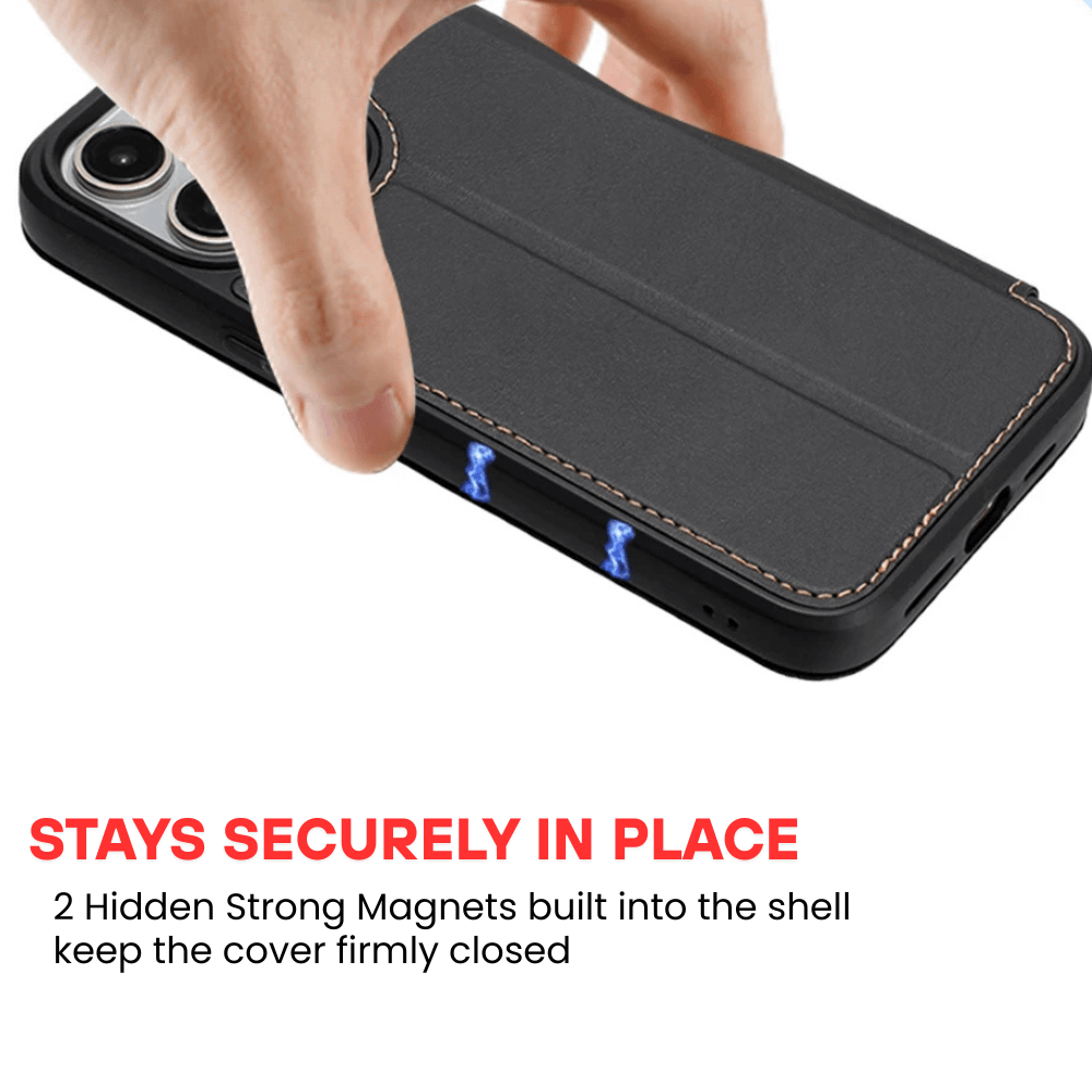 Refero Leather Wallet iPhone Case - Astra Cases