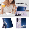 Privo Floral Design Detachable Wallet Case For Galaxy Z Fold - Astra Cases