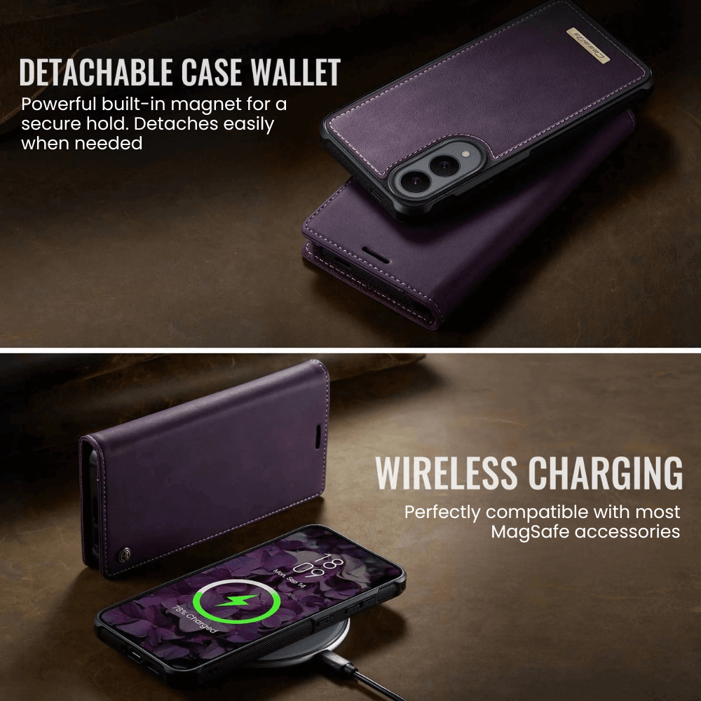 Quovis Leather Flip MagSafe Wallet Galaxy Case - Astra Cases