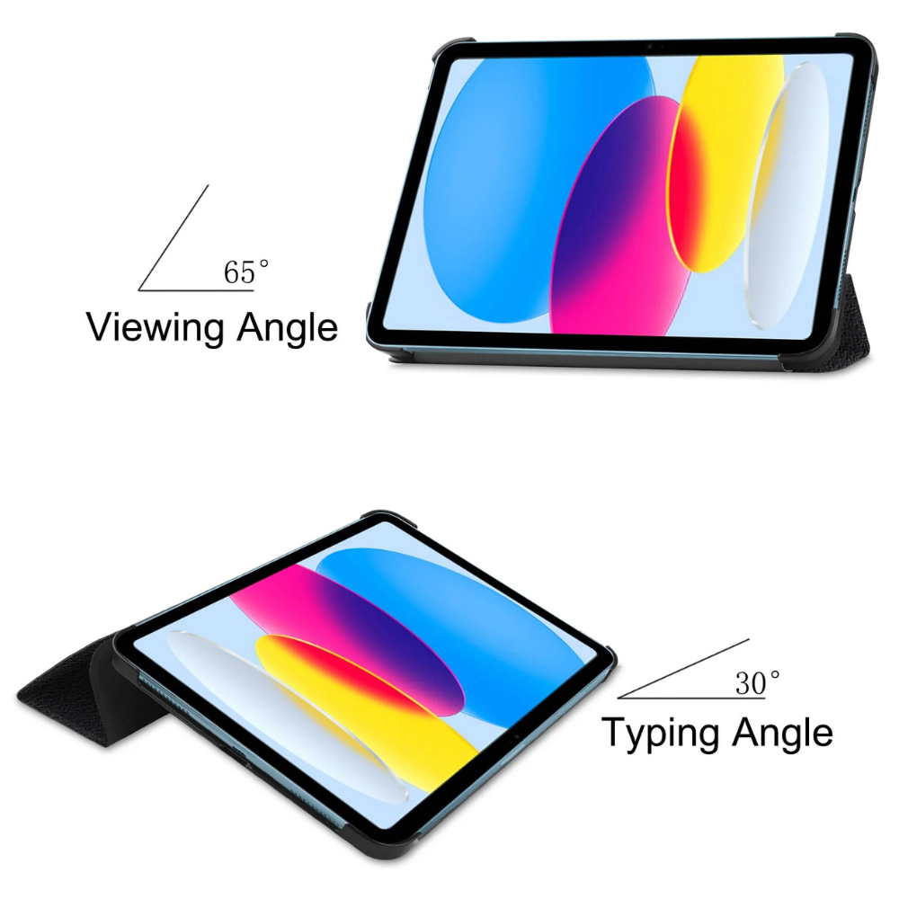 Lugeo Tri-Fold Shockproof Leather iPad Case- Astra Cases