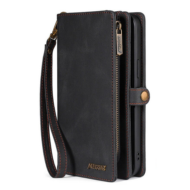 Eboris Leather Wallet Case For Google Pixel