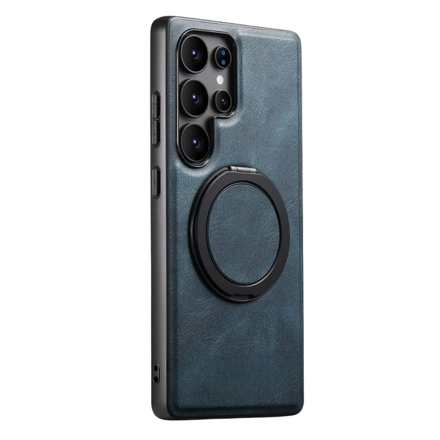 Caries Leather Galaxy Case With Built-in Kickstand