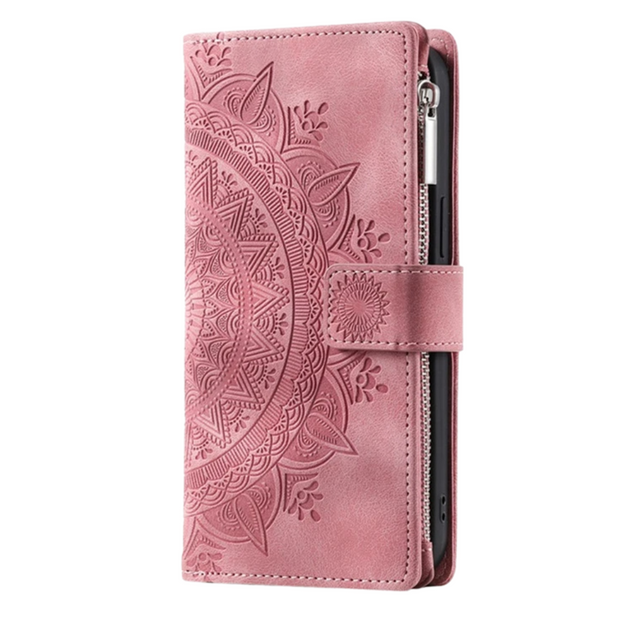 Deus Magnetic Leather Wallet Galaxy Case With Straps