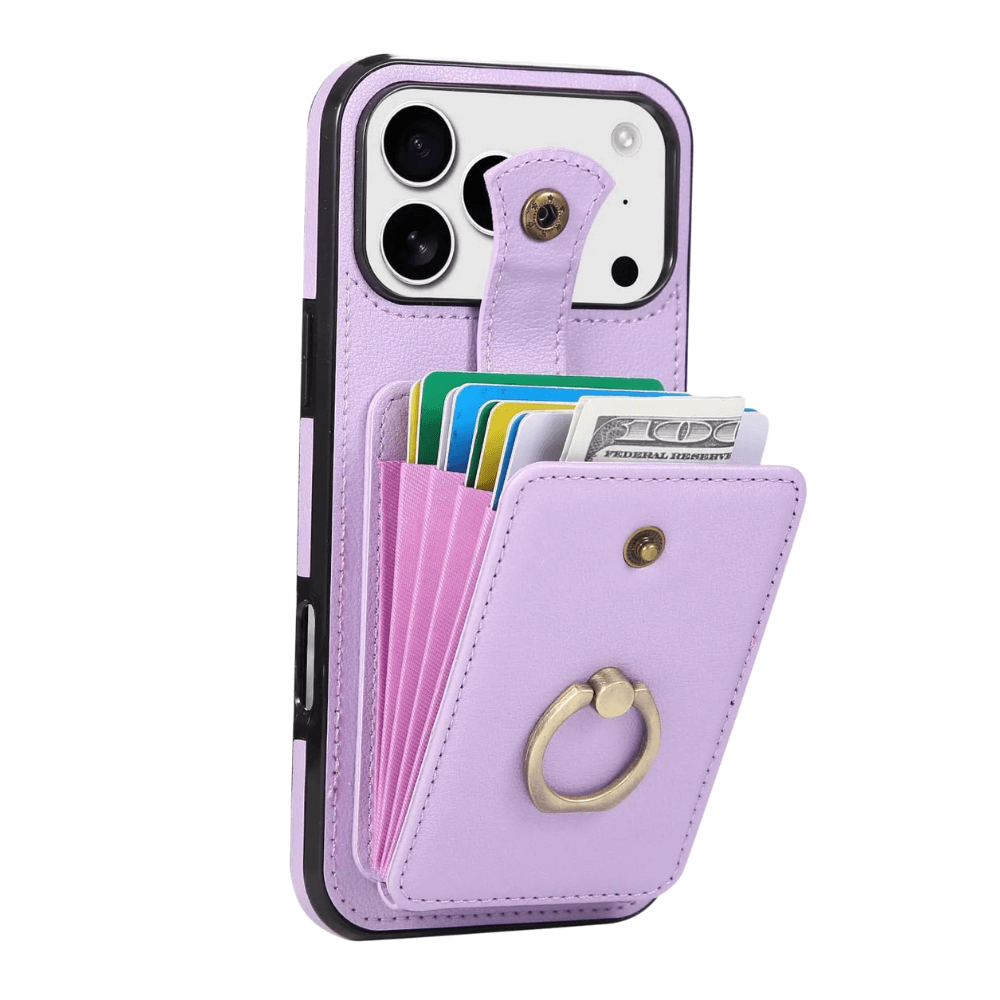 Sanus RFID Blocking Leather Wallet iPhone Case - Astra Cases