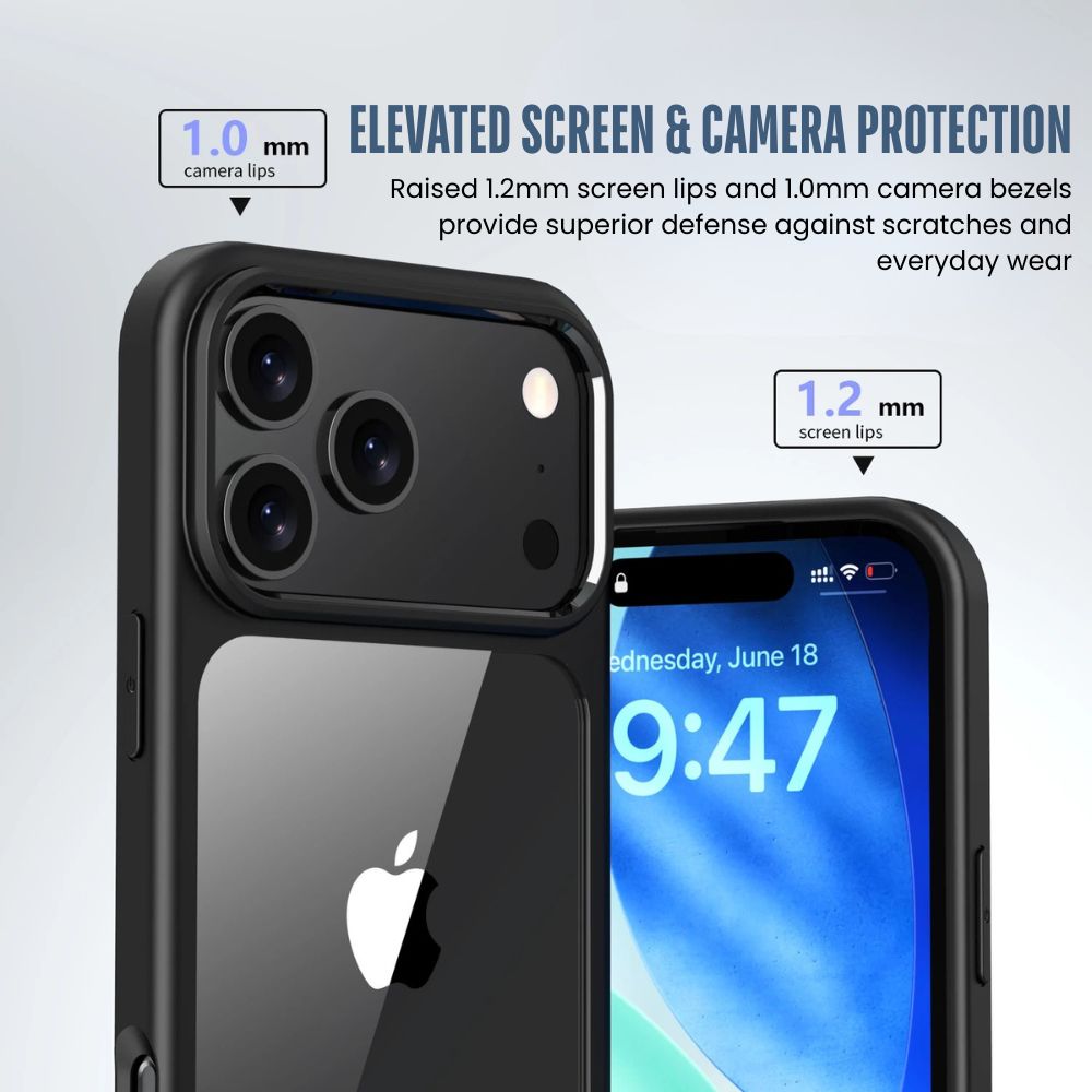 Casso Clear Shockproof iPhone Case - Astra Cases