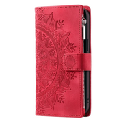 Caelina Magnetic Leather Wallet iPhone Case With Straps