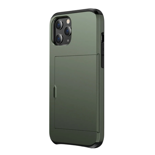 Depereo Military Grade Slide Wallet Case For iPhone With Card Slot