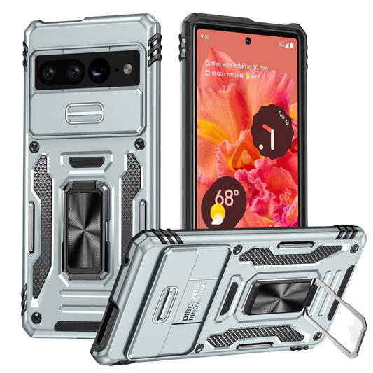 Dare Armor Case with Sliding Camera Lens Protector for Google Pixel