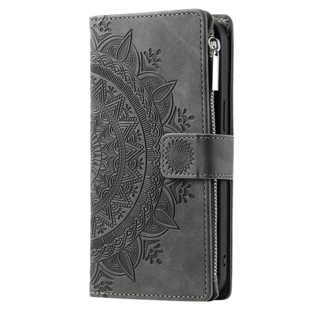 Deus Magnetic Leather Wallet Galaxy Case With Straps