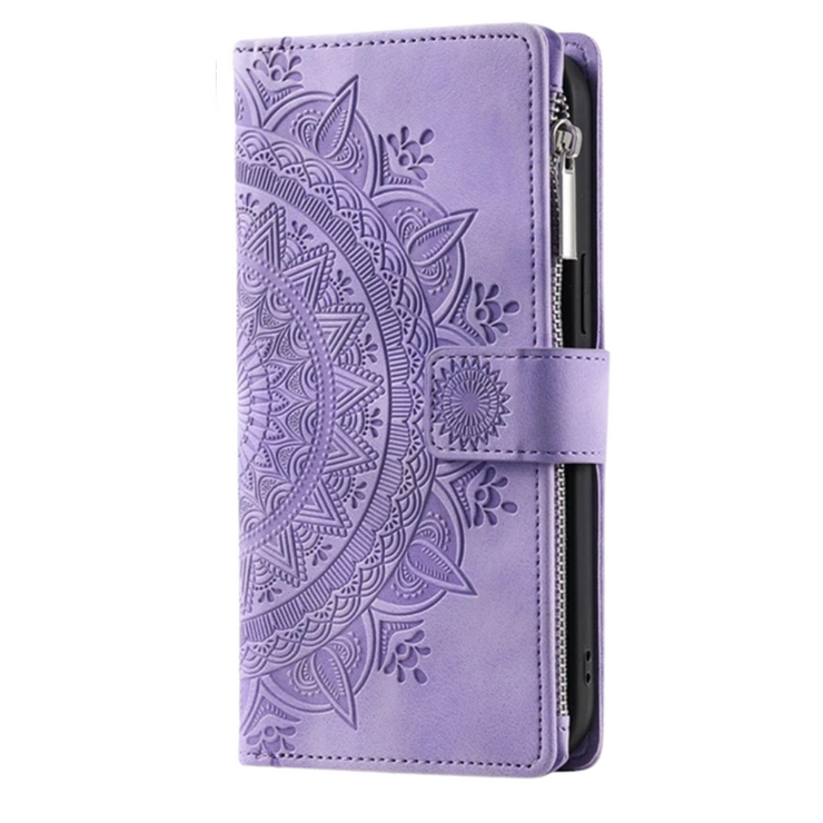 Egenus Magnetic Leather Wallet Case With Straps For Galaxy A Series