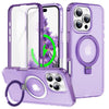Dives Shockproof Matte iPhone Case With Screen Protector And Ring Holder