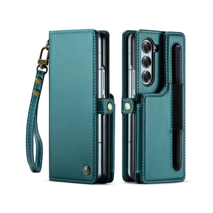 Palma RFID Blocking Wallet Case For Galaxy Z Fold 6 With Pen Holder Slot