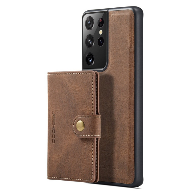 Apricus Leather Magnetic Wallet Case For Galaxy S Series