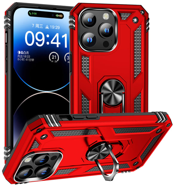 NATO Military Grade Case With Kickstand For iPhone 15-16 Series