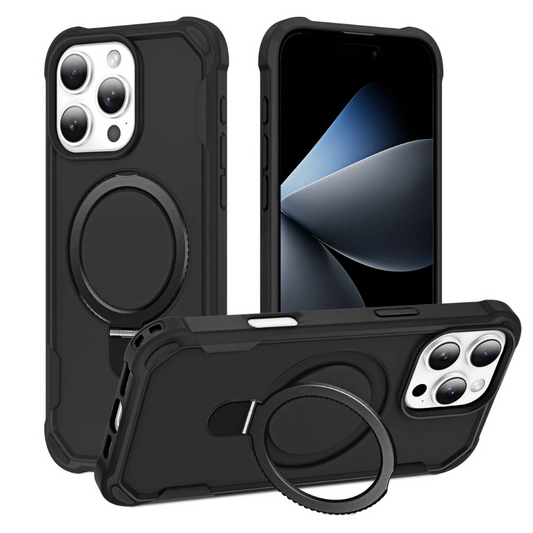 Fruor Slim Shockproof MagSafe iPhone Case With Ring Holder