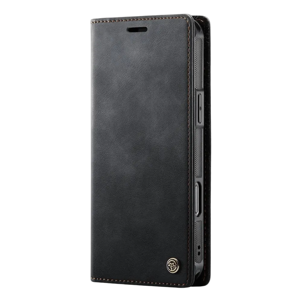 Quae Leather Flip MagSafe Wallet iPhone Case - Astra Cases