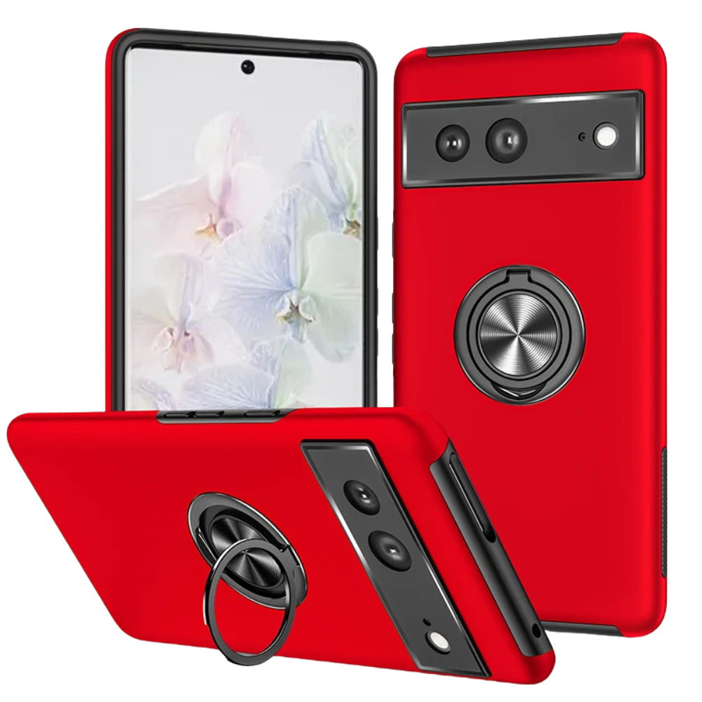 Pateo Shockproof Case For Google Pixel With Ring Holder - Astra Cases
