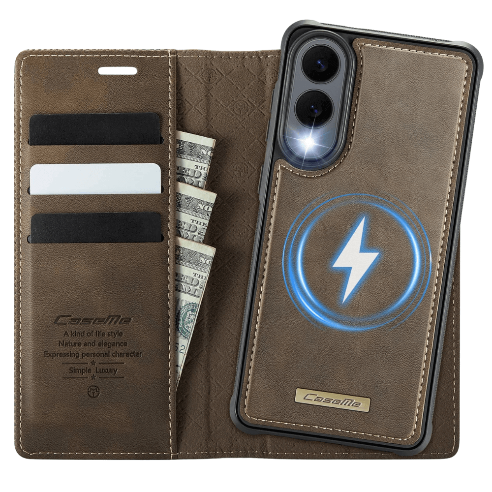 Quovis Leather Flip MagSafe Wallet Galaxy Case - Astra Cases