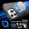 Dives Shockproof Matte iPhone Case With Screen Protector And Ring Holder