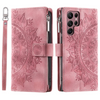 Deus Magnetic Leather Wallet Galaxy Case With Straps