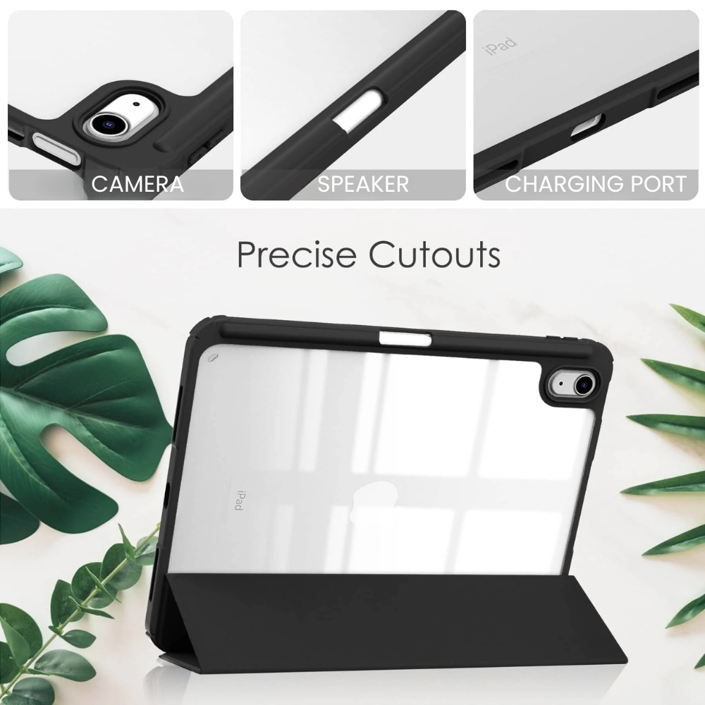 Mirabilis Tri-Fold Acrylic iPad Case With Pencil Holder- Astra Cases