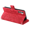 Egenus Magnetic Leather Wallet Case With Straps For Galaxy A Series