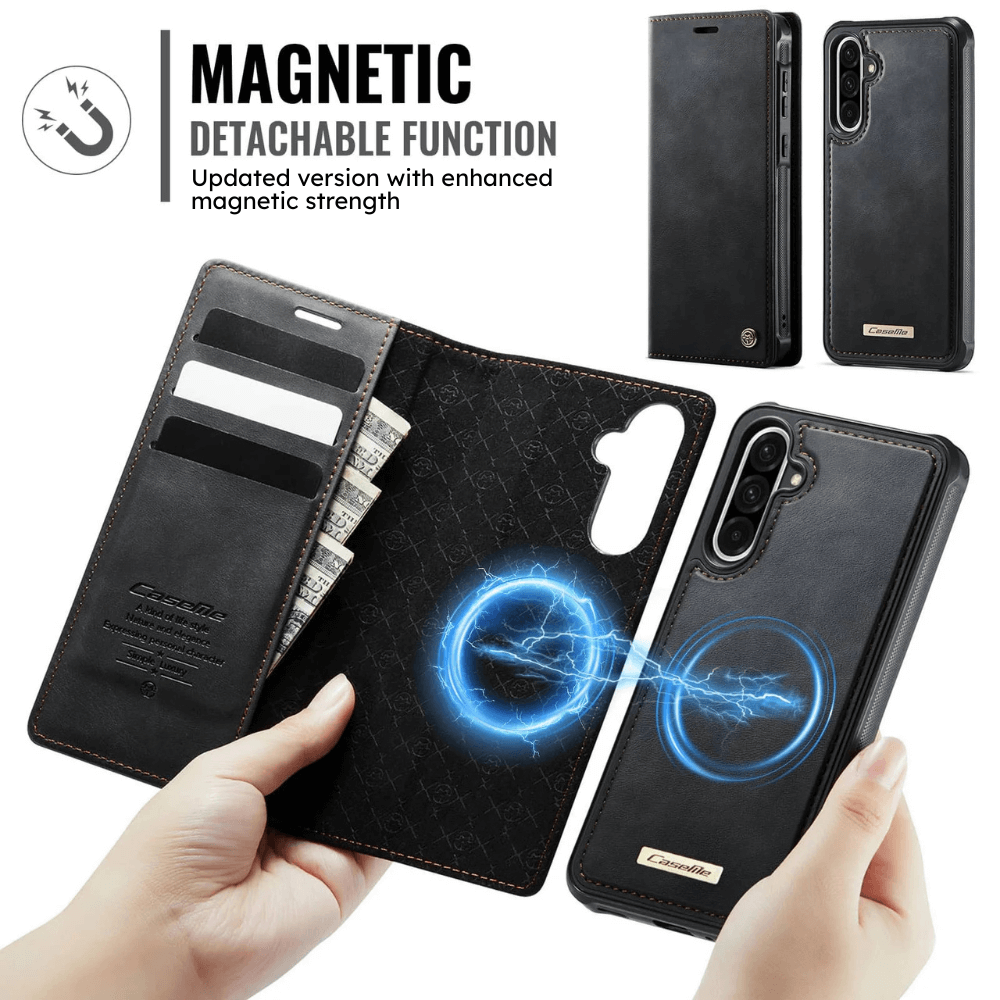 Quin Leather Flip Wallet Galaxy Case - Astra Cases