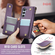 Palma RFID Blocking Wallet Case For Galaxy Z Fold 6 With Pen Holder Slot