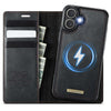 Quae Leather Flip MagSafe Wallet iPhone Case