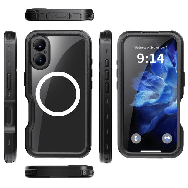 Ala Magsafe Pro Transparent Waterproof Case for iPhone Series 14-17