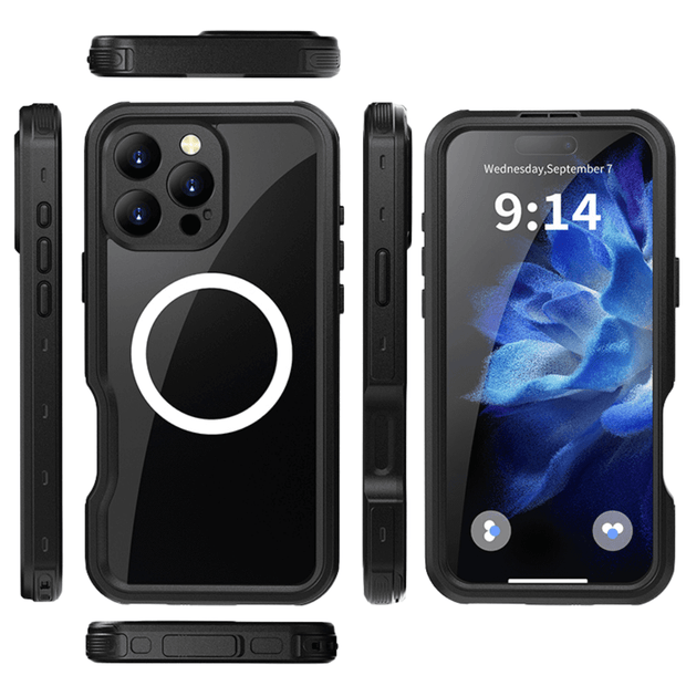 Ala Magsafe Pro Transparent Waterproof Case for iPhone Series 14-17