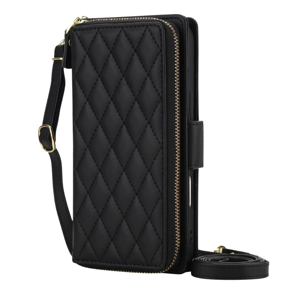 Acceptus Quilted Leather Wallet Case For iPhone 15-17 - Astra Cases
