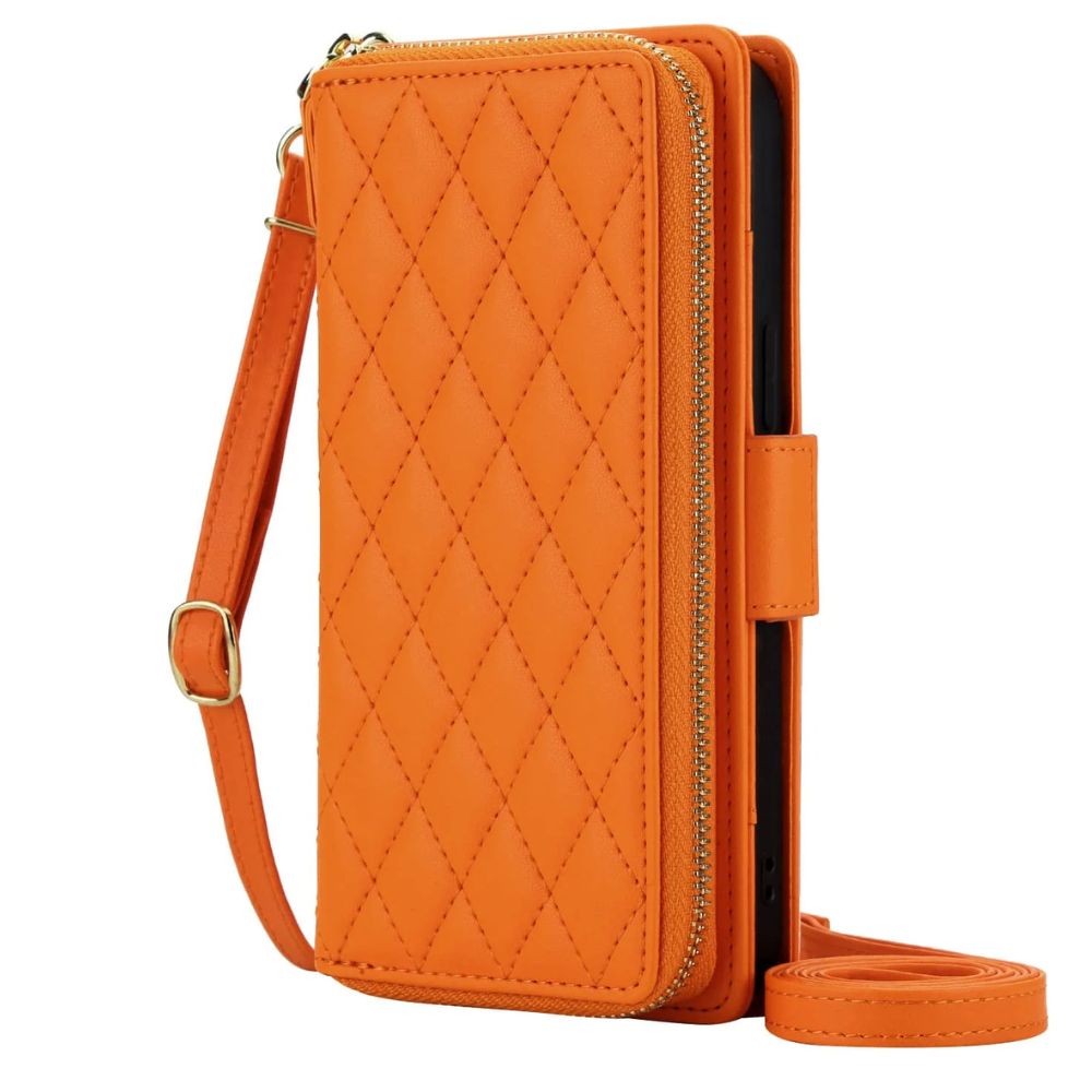Acceptus Quilted Leather Wallet Case For iPhone SE-14 - Astra Cases