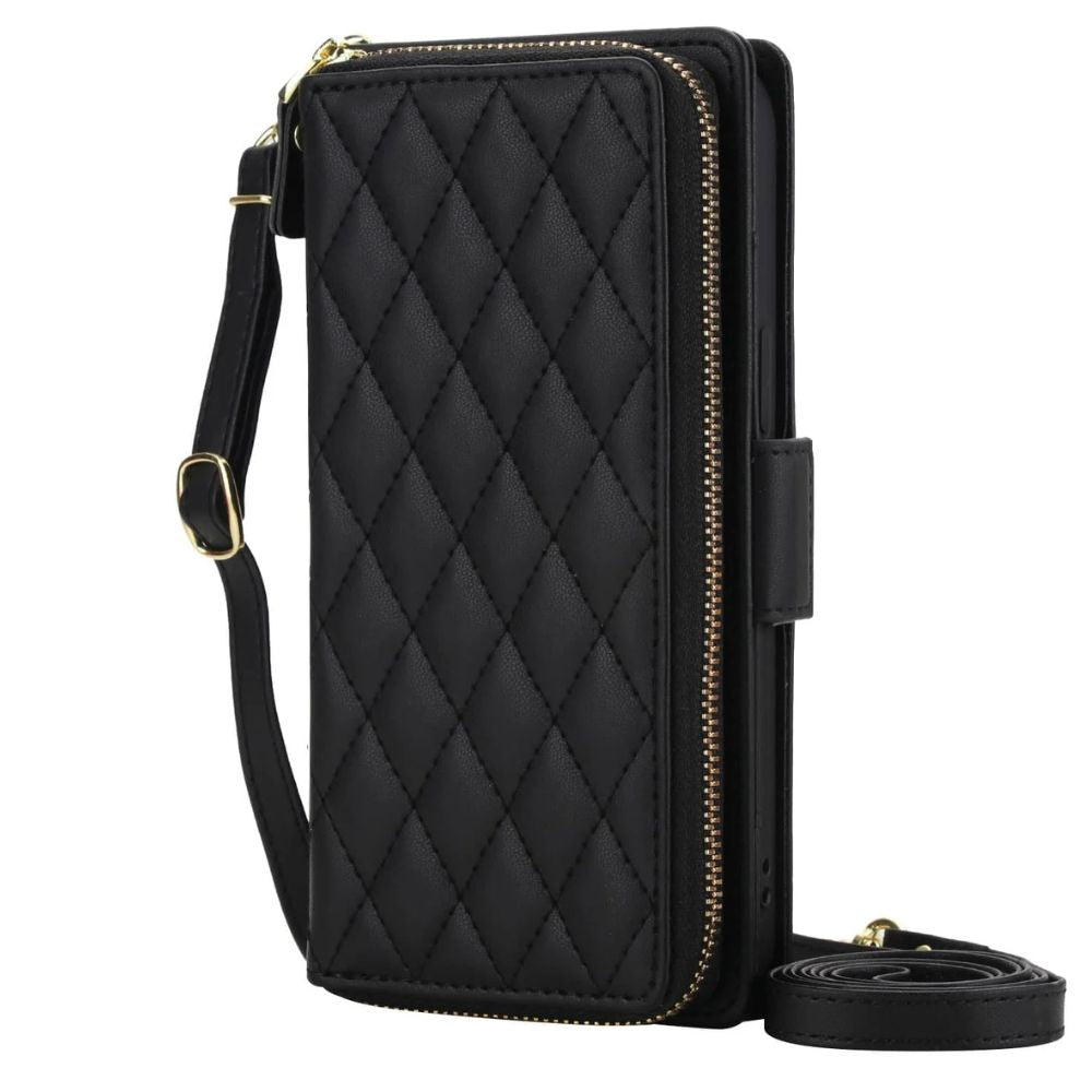 Acceptus Quilted Leather Wallet Case For iPhone SE-14 - Astra Cases