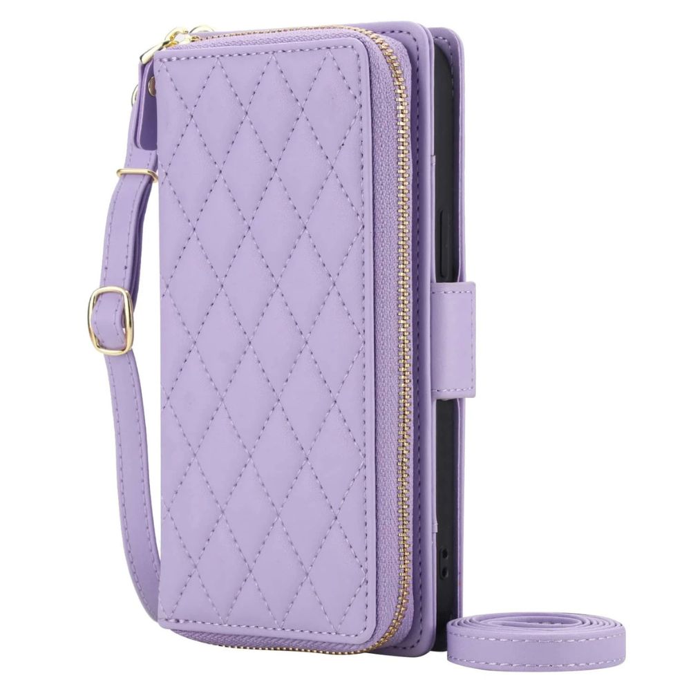 Acceptus Quilted Leather Wallet Case For iPhone SE-14 - Astra Cases