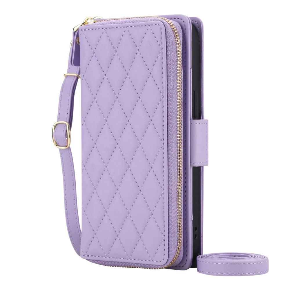 Aeger Quilted Leather Wallet Case for Galaxy S Series - Astra Cases