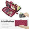 Aestus Quilted Leather Wallet Case for Galaxy A Series - Astra Cases