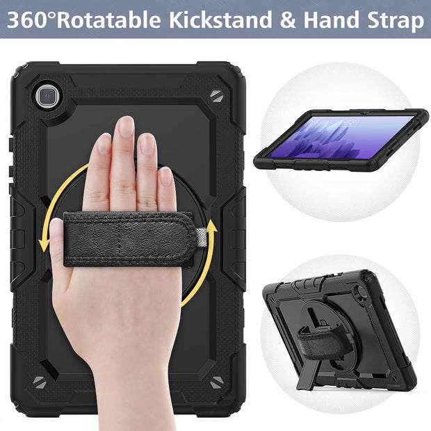 Animi Heavy Duty Galaxy Tab Case With Kickstand And Hand Strap