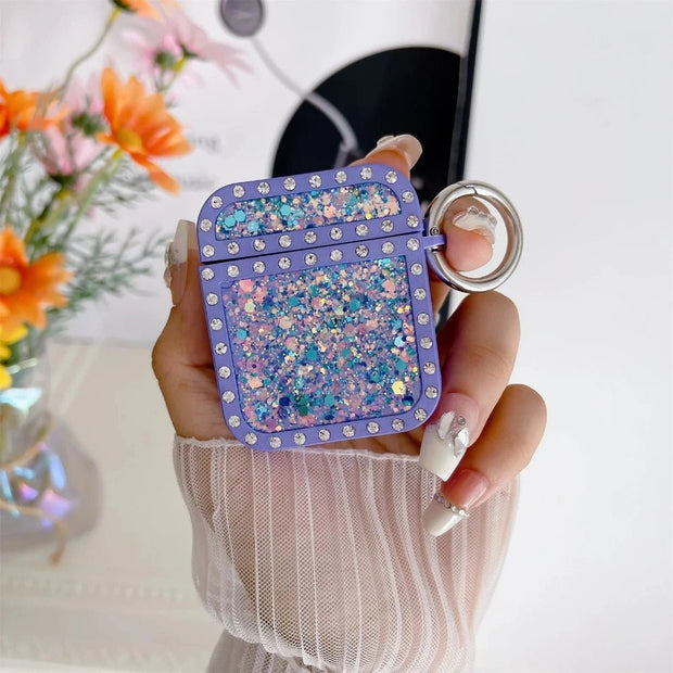 Emoveo Glitter Rhinestone AirPods Case