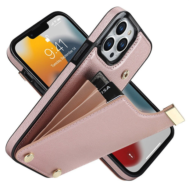 Fugo Leather iPhone Case With Multi Card and Coin Slot