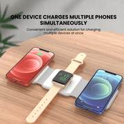 Genus 3-in-1 Foldable Magnetic Wireless Charger