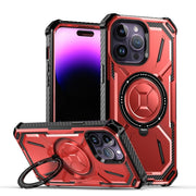 Inferna Heavy Duty Shockproof iPhone Case With MagSafe Compatible Kickstand