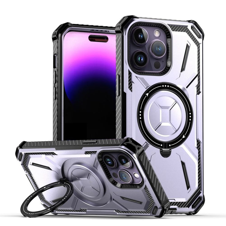 Inferna Heavy Duty Shockproof iPhone Case With MagSafe Compatible Kickstand