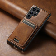 Magus Premium Leather Galaxy Case With Detachable Magnetic Card Stand